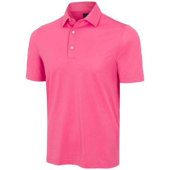 Greg Norman Collection Other - Greg Norman Collection Vibrant Pink Polo Shirt cotton large